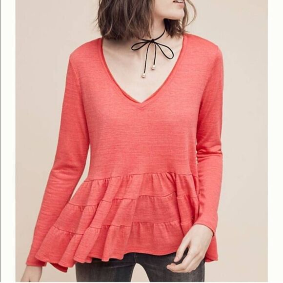 Deletta Thea Peplum Blouse - Picture 1 of 7